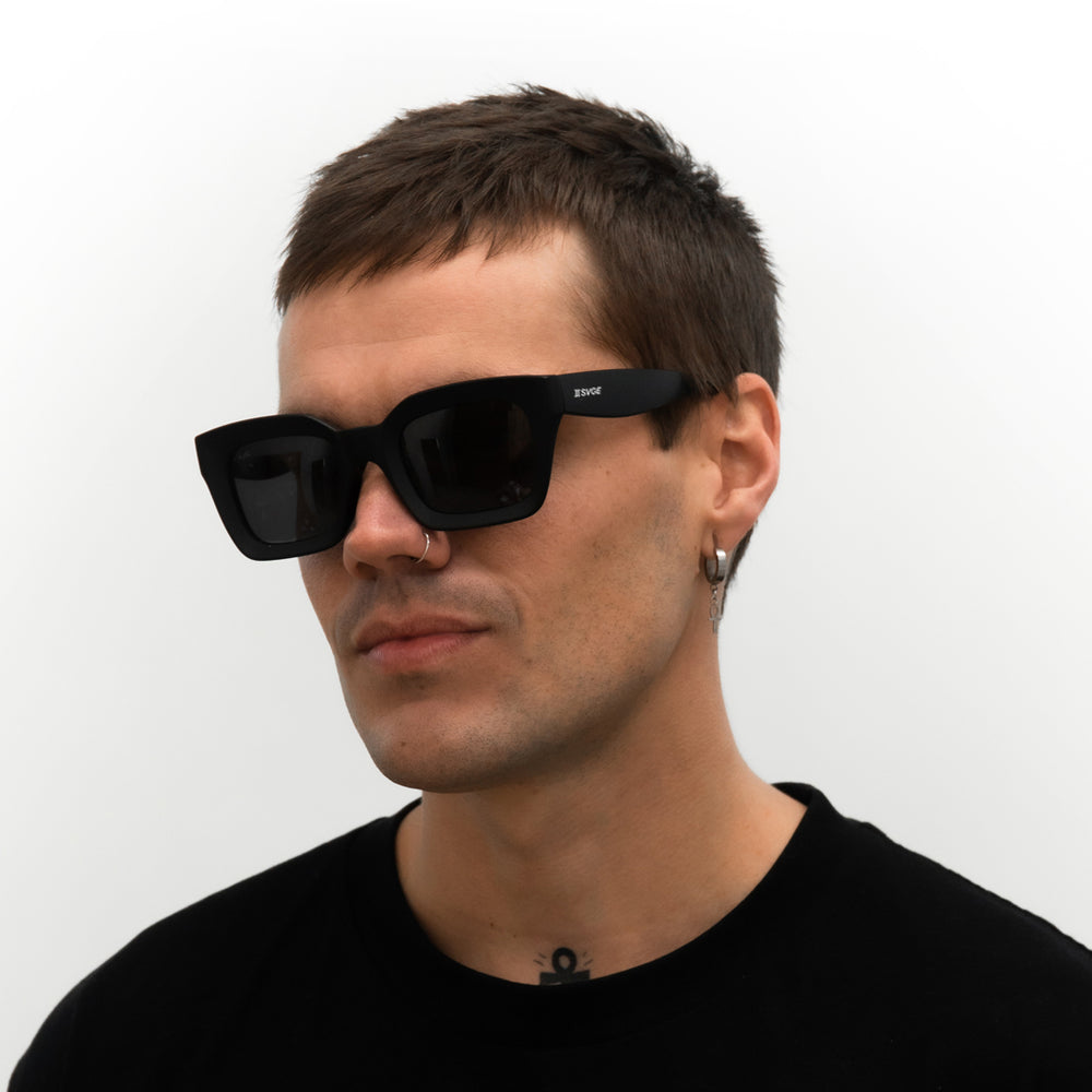 精霊シーグラス #3370(54) TWO SVGE | Premium Sunglasses & Eyewear | Paradiso - Black